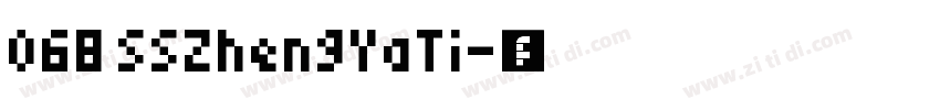 068 SSZhengYaTi字体转换